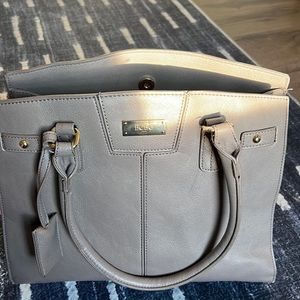 Large gray purse